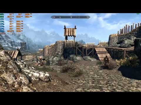 Skyrim with JK's Skyrim+Capital Whiterun Expansion perfomance test on GTX970 and I5 4690k