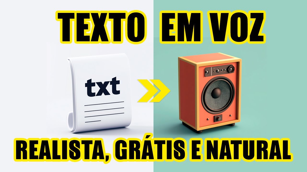 Como converter Texto em Voz (100% Grátis) com IA | Voz Natural, Realista, Online e de Personagens