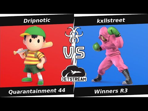 Quarantainment 44 Winners R3 - Dripnotic (Ness) Vs. kxllstreet (Little Mac) Smash Ultimate - SSBU