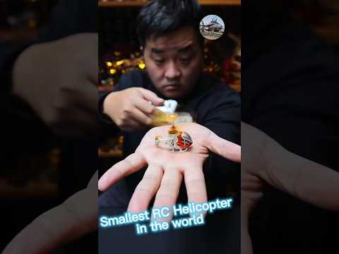 The smallest RC helicopter in the world #rchelicopter #rcmodel #smallest #amazing #rc #toyhelicopter