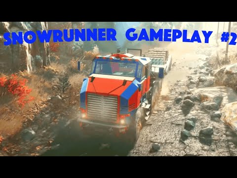 SnowRunner Gameplay Walkthrough #2 (PS4 Pro)