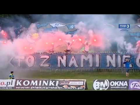 Oprawa kibiców Stilonu Gorzów na meczu z Falubazem Zielona Góra - 10.09.2017r.