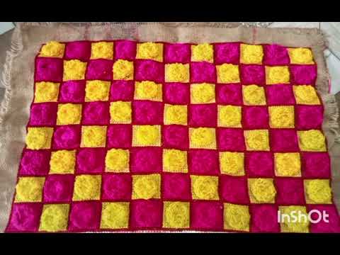 #খুব সুন্দর একটি আসন ডিজাইন |#Woolen flower ason design|#beautiful design|@Rishikesh533 |#Rishika