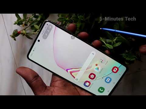 How to do screen recording in Samsung Galaxy Note 10 Lite