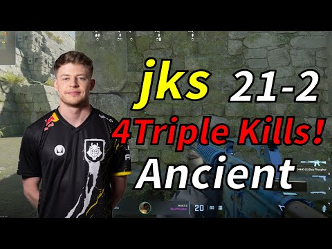 CS2 jks POV Faceit Ancient (21-2) | 24/07/04 #cs2 #demo