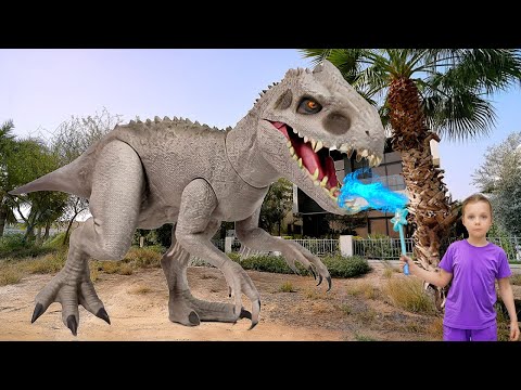 Dinosaurs for Kids | Stephi Brings Her Dinosaurs Toys to Life!
