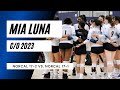WCVBA League 5 (17 Open) 2022 Highlights - Mia Luna #13 Libero/DS