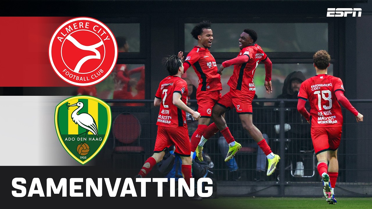 Almere City vs ADO Den Haag Highlights