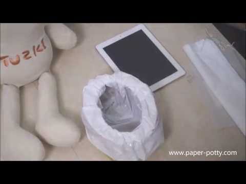 Paper Potty - The smallest portable folding toilet in the world.