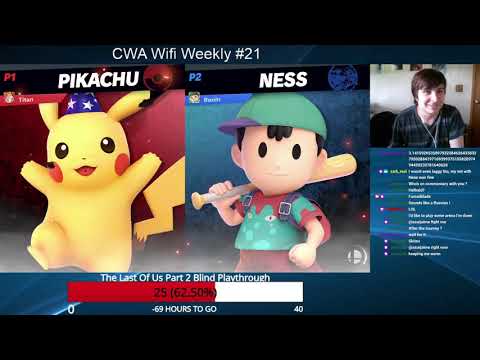 CWA Wifi Weekly 21 - Titan (Pikachu) vs Ronin (Wii Fit Trainer, Ness) Losers Quarterfinals