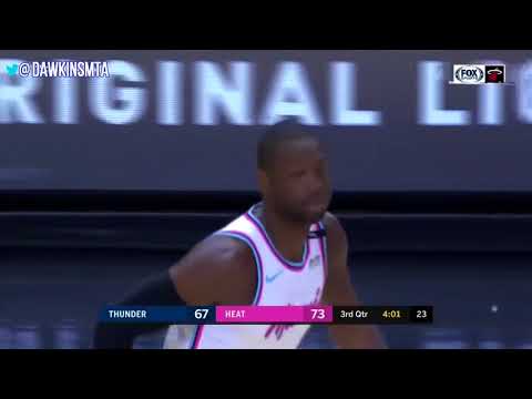 Russell Westbrook Triple Double 2018.4.9 OKC Thunder vs Miami Heat 23 18 13! | FreeDawkins