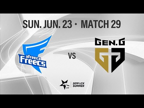 AF vs GEN | Match29 H/L 06.23 | 2019 LCK Summer