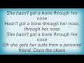 Richard Thompson - A Bone Through Her Nose Lyrics