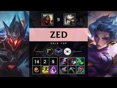 Zed Top vs Camille - KR Diamond Patch 25.19