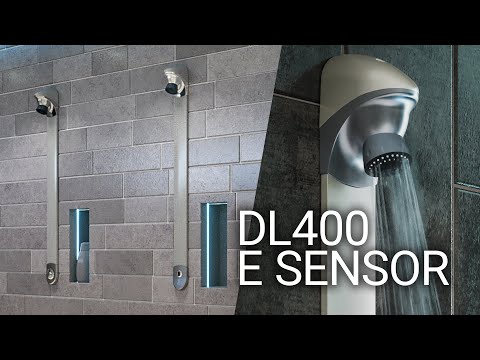 DL 400 E SENSOR – Electronic timed-flow shower panel