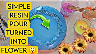 Wait… This Resin Pour Just Turned Into a Flower!