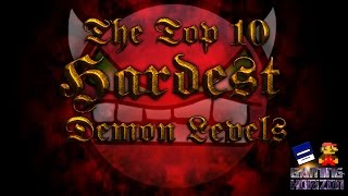 Geometry Dash | Top 10 Hardest Demon Levels [NEW!]