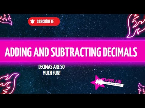 Adding and subtracting Decimals Song