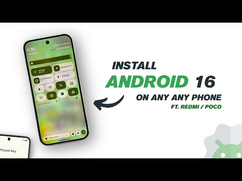 Install Android 16 on Any Phone without root | Install android 16 on Xiaomi phones