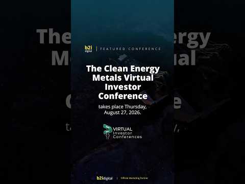 Watch on YouTube: The Clean Energy Metals Virtual Investor Conference on August 27.