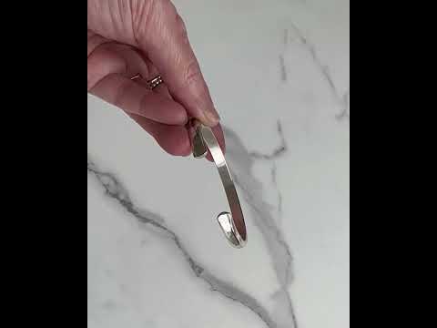 Thick Heavy 2 gauge Hammered Sterling Silver Cuff Bracelet #handmadejewelry   #handmadesilver