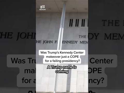 Was Trump’s Kennedy Center makeover just a COPE for a failing presidency