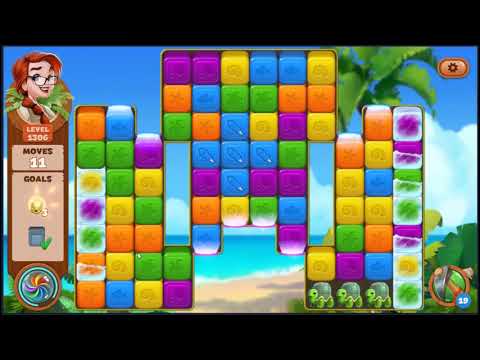 Lost Island Blast Adventure Level 1306 - NO BOOSTERS 🏝️ | SKILLGAMING ✔️