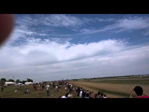 F-100 Super Sabre  Fly-by at Oshkosh 2015