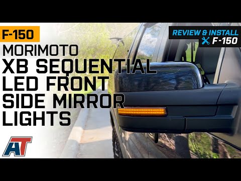 2009-2014 Morimoto XB Sequential LED Front Side Mirror Lights; Smoked Review & Install