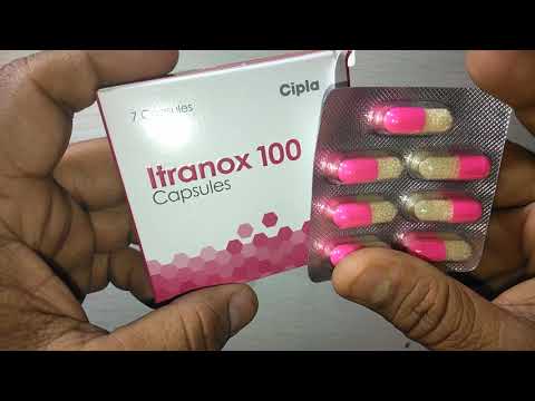 Itraconazole (100mg) itranox 100 mg capsules, cipla ltd, 1*4