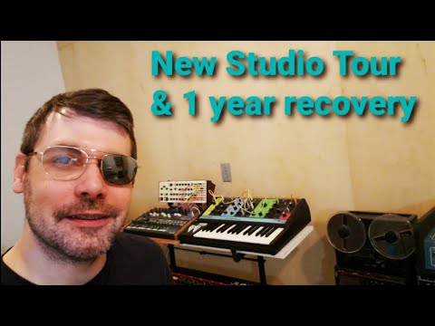 New Synth Studio Tour. A Year of Recovery From Near Death.