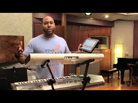 RC Williams in the studio with Eric Keyes