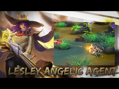 Lesley Legend Skin - Angelic Agent VoiceOver, Entrance, Recall and Gameplay (Mobile Legends)