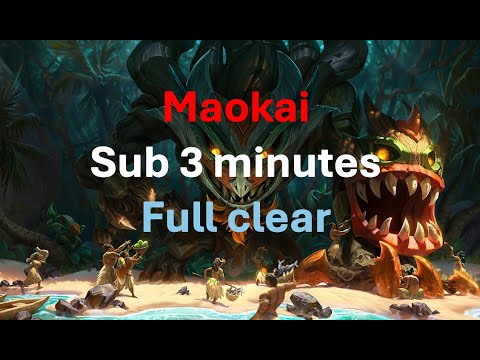 World's FIRST! Maokai 2:59 red clear [25.09]