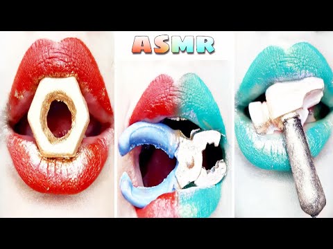 asmr Miniature chocolate tool*asmr jelly*eating sound*asmr mini food*