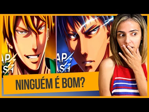 REACT 2 em 1: Rap do Aomine Daiki 2 (KNB) & Rap do Nash Gold | Flash Beats