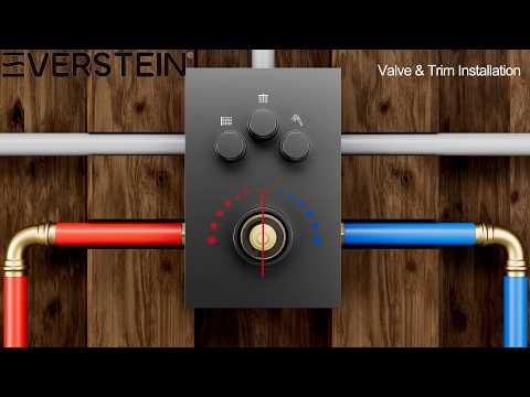 EVERSTEIN SFS1007-BK12 Installation Tutorial | Top-Rated Thermostatic Rainfall Shower System