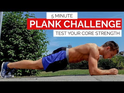 5 Minute Plank Challenge | Test Your Core Strength