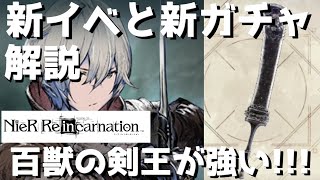 【NieR Re[in]carnation】【リィンカネ】新イベと新ガチャを解説…百獣の剣王が今回一番当たりな件 ♯15【ニーア リィンカネーション】
