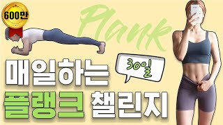 ENG)매일하는 30일 플랭크 챌린지 (feat.기초근력, 코어힘 기르기)