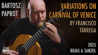 Bartosz Paprot plays Francisco Tarrega's "Variations on Carnival of Venice" on a 2025 Rojas & Sanzol