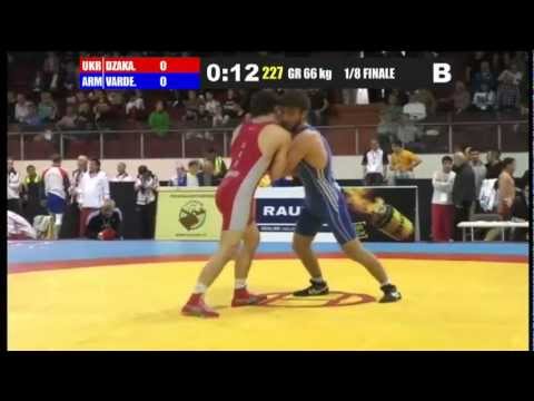 ОТ-Финляндия: 66 кг: Дзакаев (UKR) - Varderesyan (ARM) (1/8 финала)