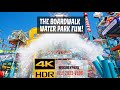 Hersheypark Boardwalk Evening Fun July 2023 Vlog 4K HDR