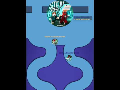 GROW A GARDEN FUNK vs STEAL A BRAINROT FUNK 🤯🔥 #growagarden #stealabrainrot #phonk #brazilianfunk
