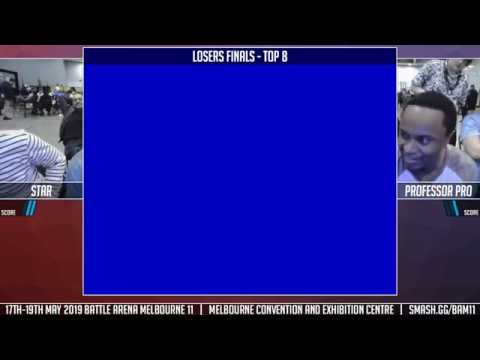 BAM11 PM Singles - Star (Sonic) vs Professor Pro (Snake, Fox) LF