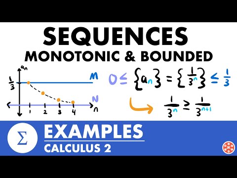 Monotonic & Bounded Sequences Examples | Calculus 2 - JK Math