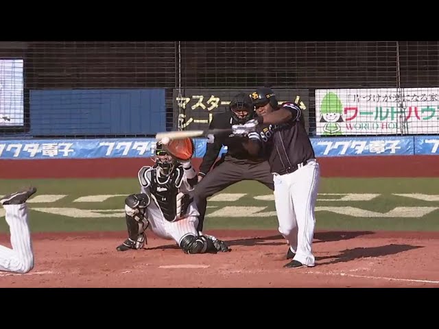 【8回表】ホークス・デスパイネ センターへ抜ける同点タイムリー!! 2018/3/17 M-H