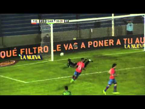Gol de Rodríguez. Tigre 2 - Sarmiento 0. Fecha 12. Primera División 2016.