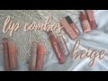 Korean Beige Lip Combinations Swatches Lululand