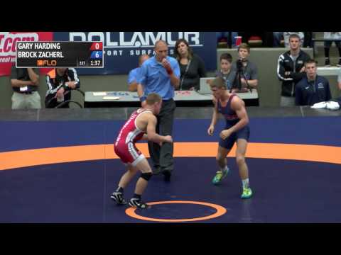 60kg Finals (1 of 2), Brock Zacherl, Clarion WC vs Gary Harding, Collinsville